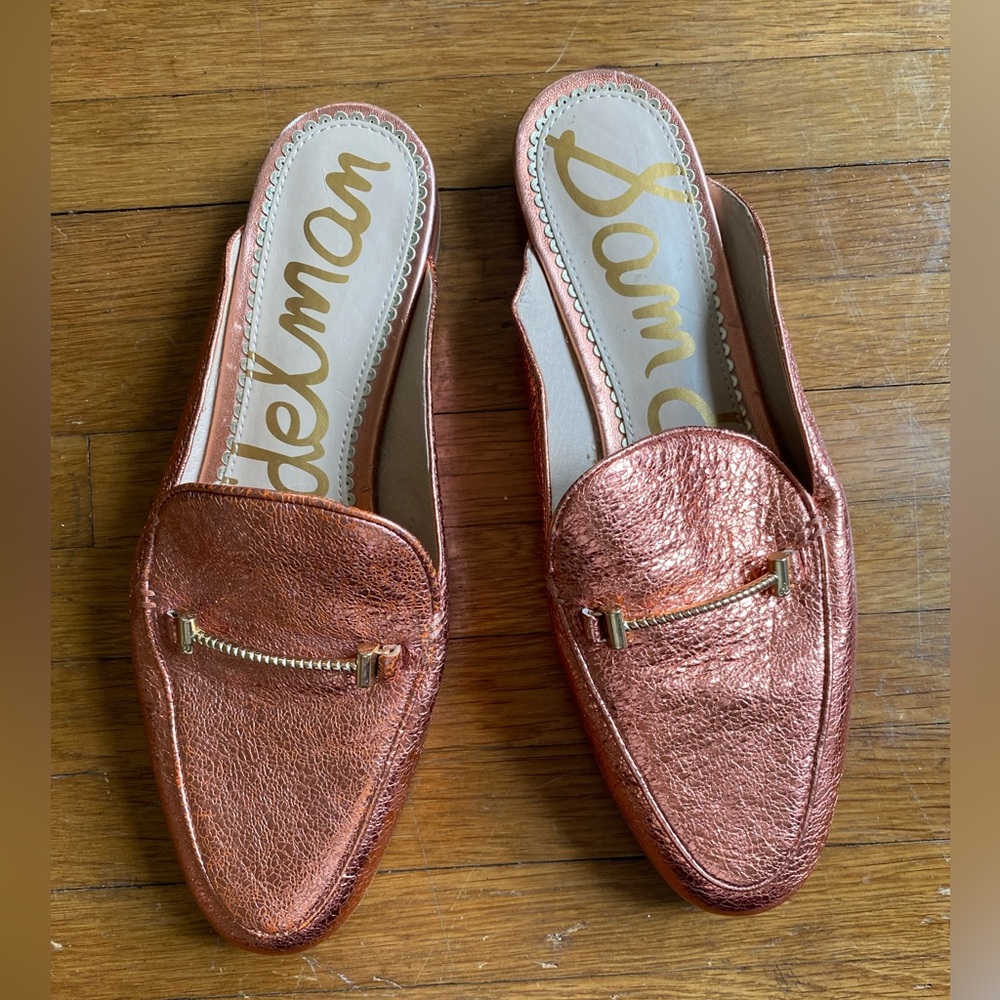 Sam Edelman Women's Rose Gold Loafers